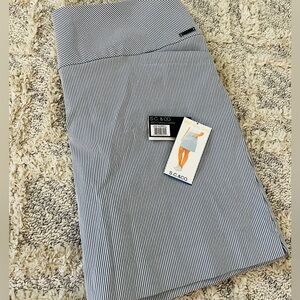 S and Co Women’s stripped Skort with Tummy Control